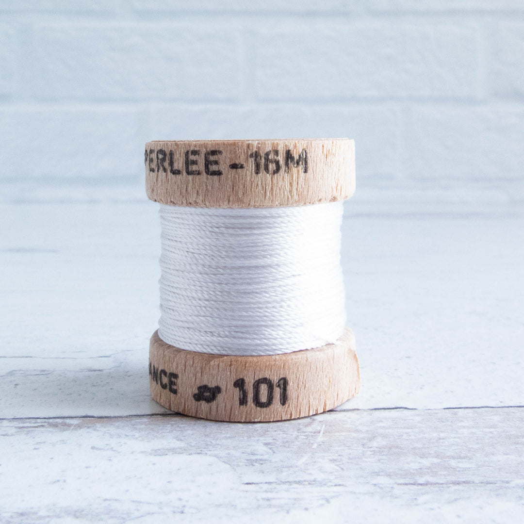 Soie Perlée Silk Thread - White (101)