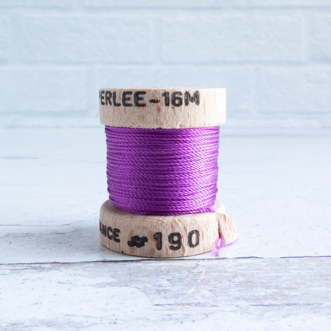 Soie Perlée Silk Thread - Purple (190)