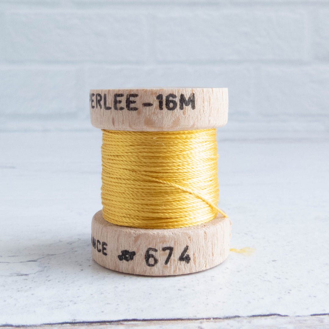 Soie Perlée Silk Thread -  Yellow (674)