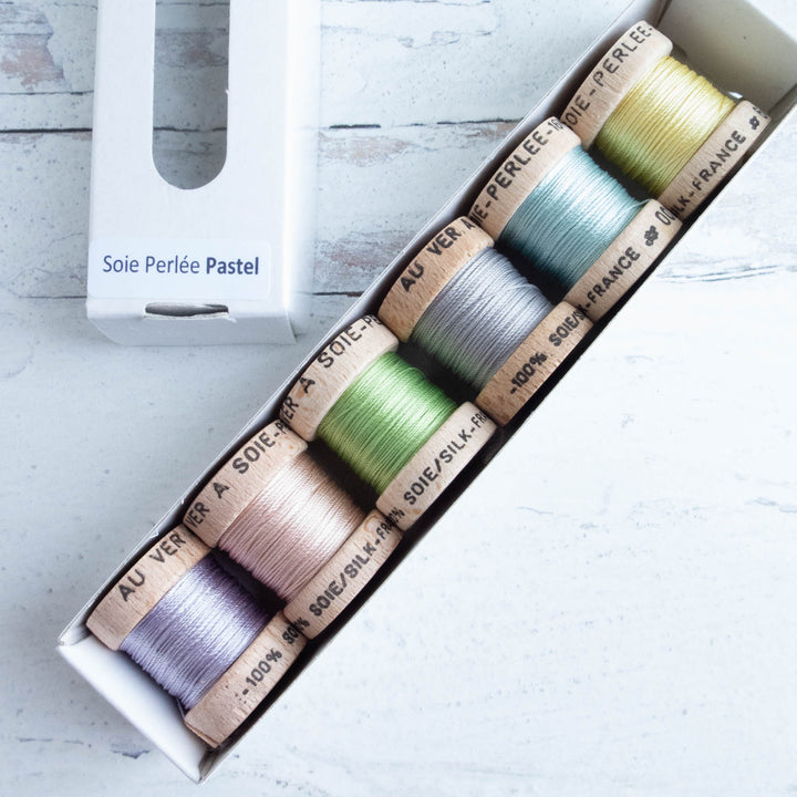 Soie Perlée Silk Perle Thread Set - Pastel