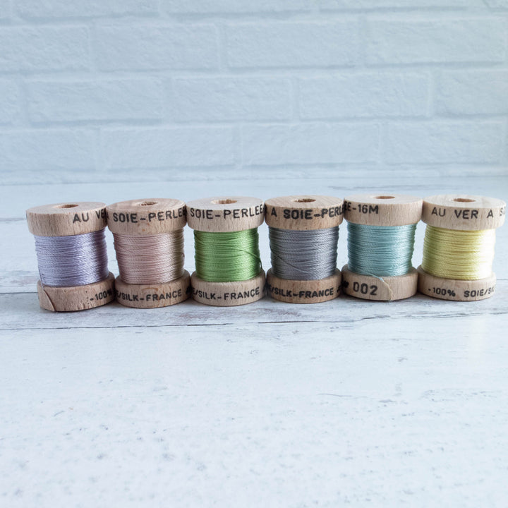 Soie Perlée Silk Perle Thread Set - Pastel