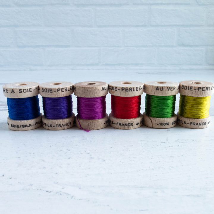 Soie Perlée Silk Perle Thread Set - Fluorescent