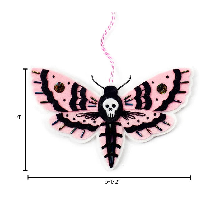 Halloween Moth Wool Felt Ornament Kit – Snuggly Monkey