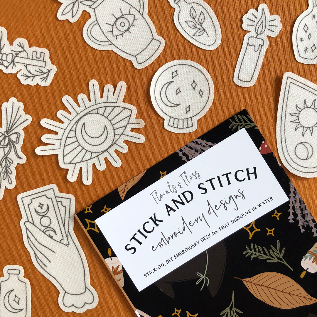 Stick & Stitch Embroidery Pattern Pack - Spooky