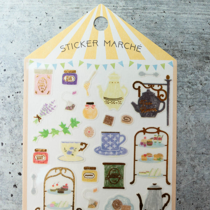 Midori Sticker Marche Stickers - Tea