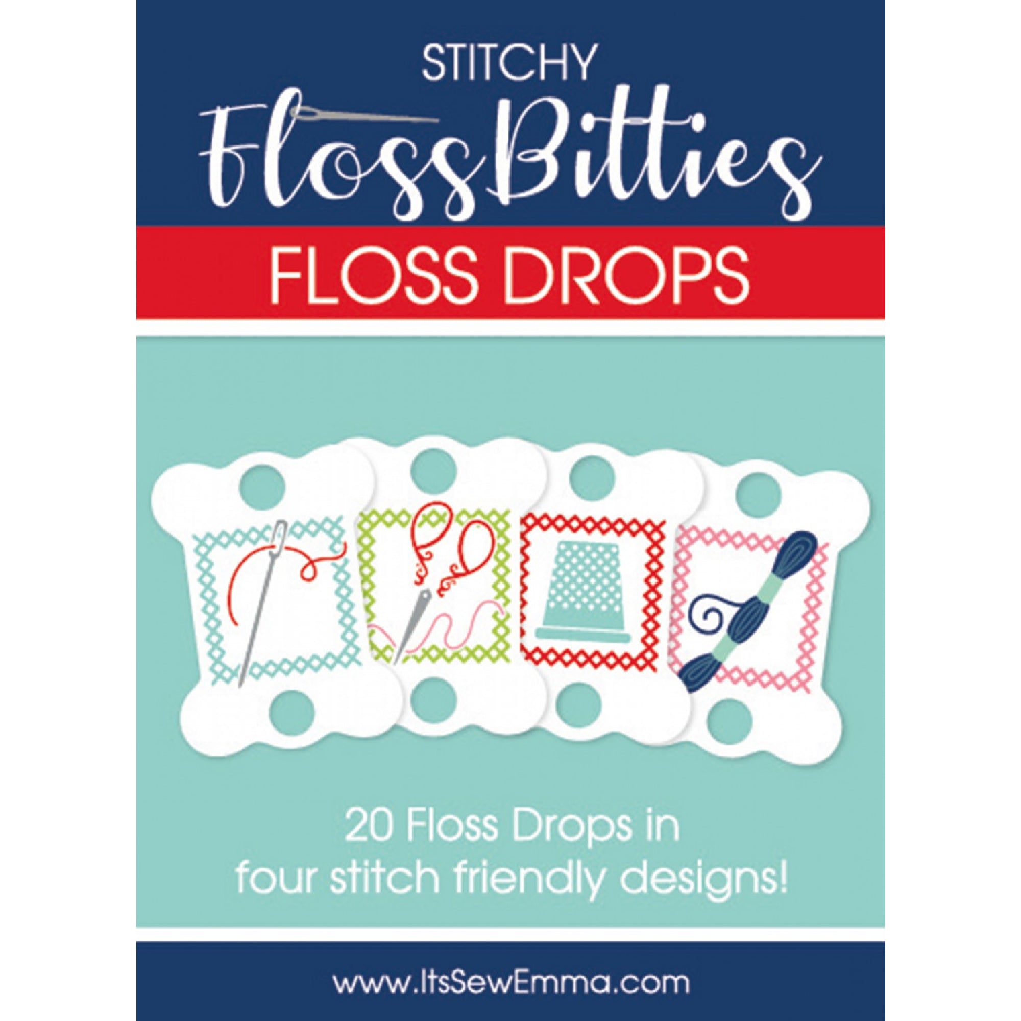 Christmas floss drops/ thread drops for cross stitch