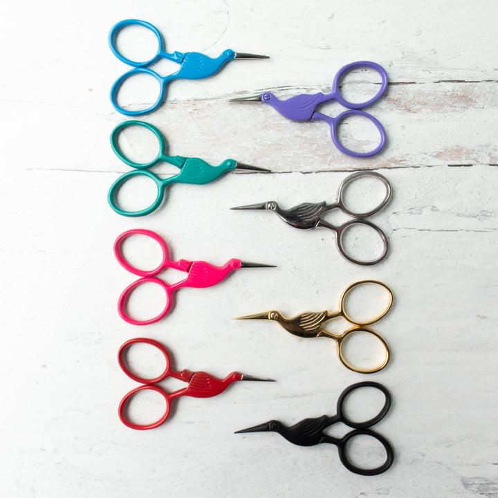 Small Storkette Embroidery Scissors