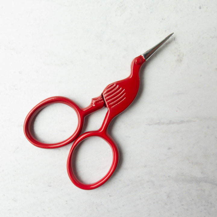 Small Storkette Embroidery Scissors