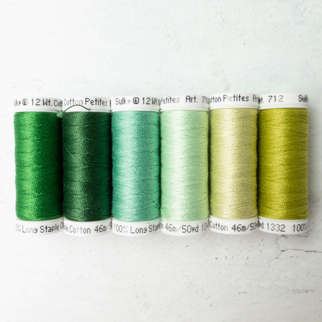 12wt Cotton Petites from Sulky-Memorial Day Thread Pack