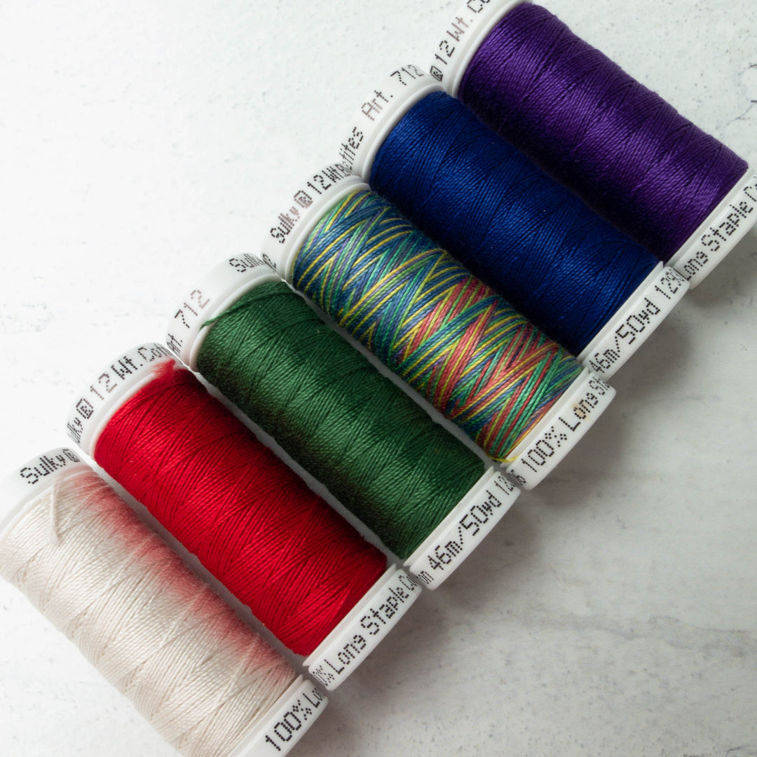 12 wt Cotton Petites Thread - Winter Palette