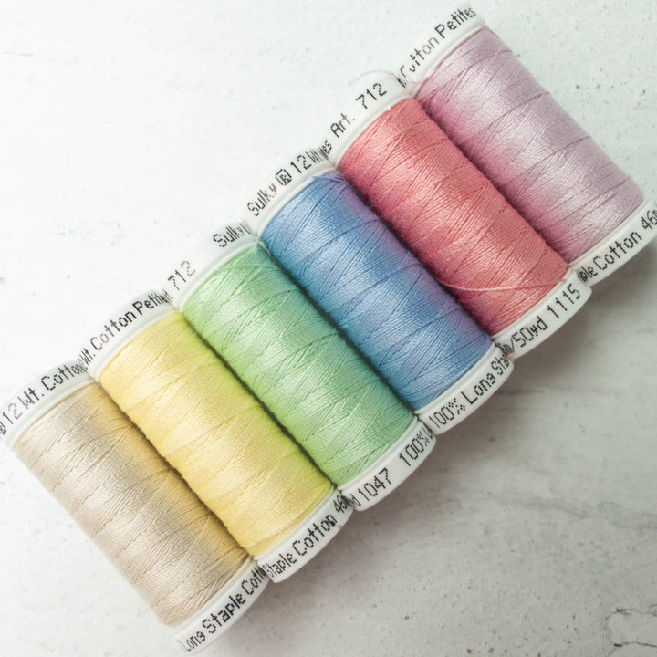 Sulky 12 wt Cotton Petites Thread - Spring Palette