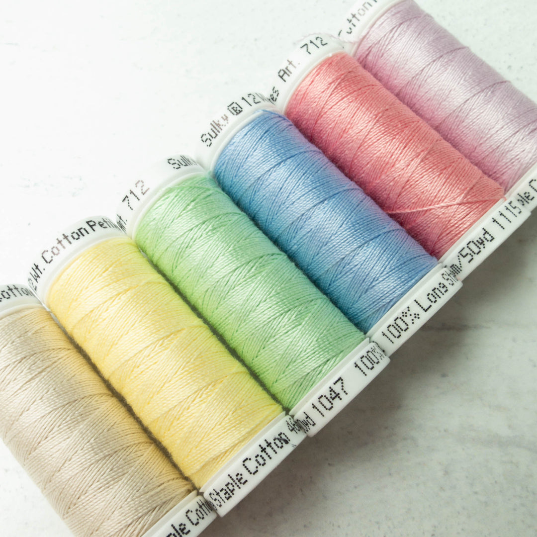 Sulky 12 wt Cotton Petites Thread - Spring Palette – Snuggly Monkey