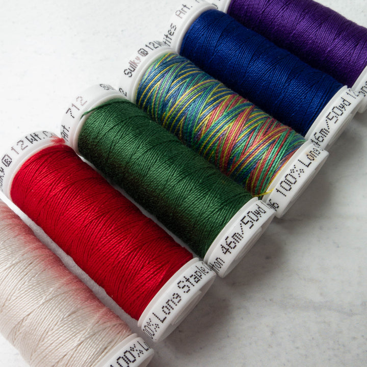 12 wt Cotton Petites Thread - Winter Palette