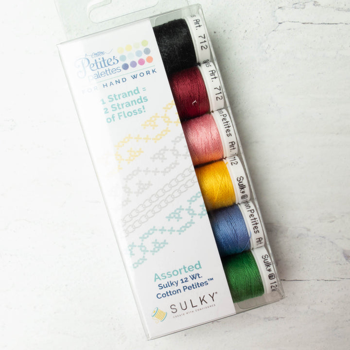 Sulky 12 wt Cotton Petites Thread - Best Sellers Palette