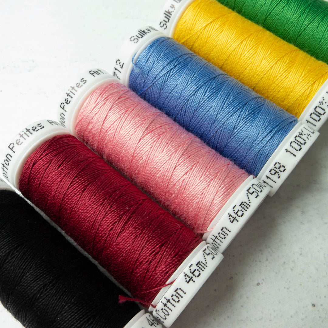 Sulky 12 wt Cotton Petites Thread - Best Sellers Palette