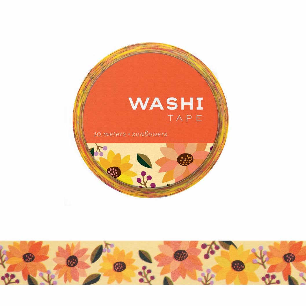 Sunflower Washi Tape