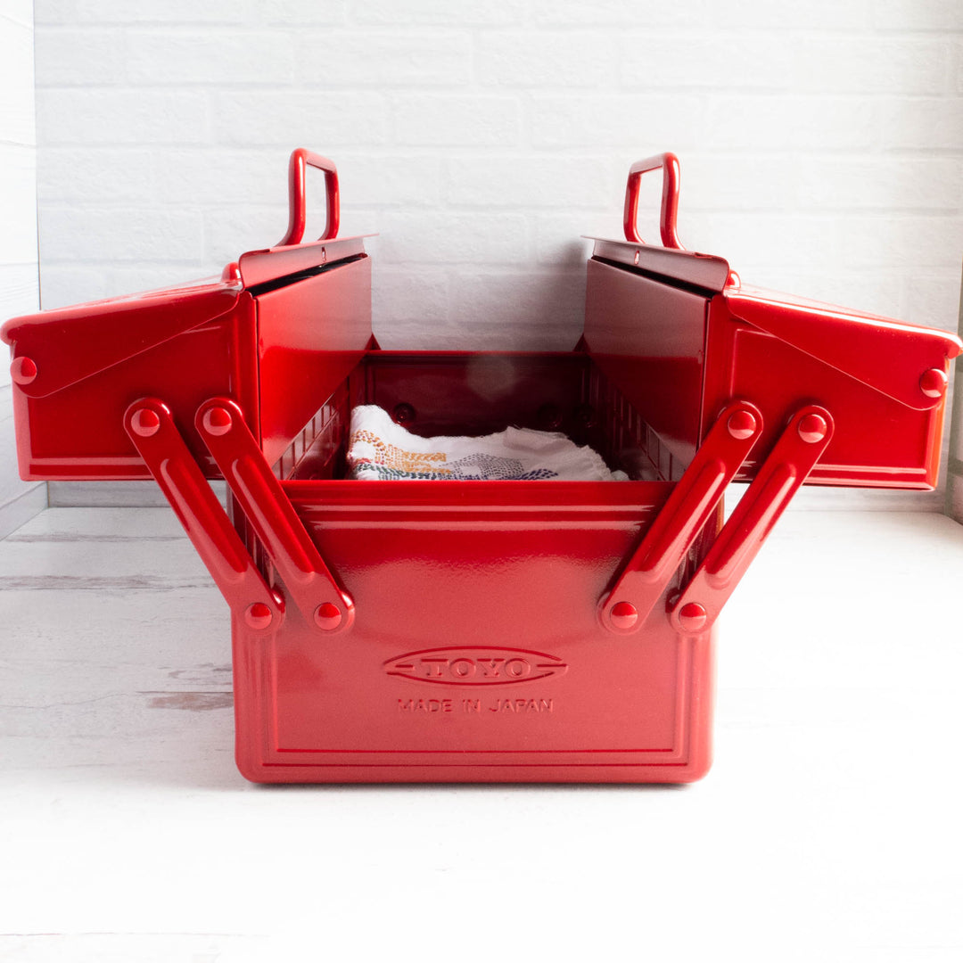 Toyo Steel Cantilever Toolbox ST-350 - Red