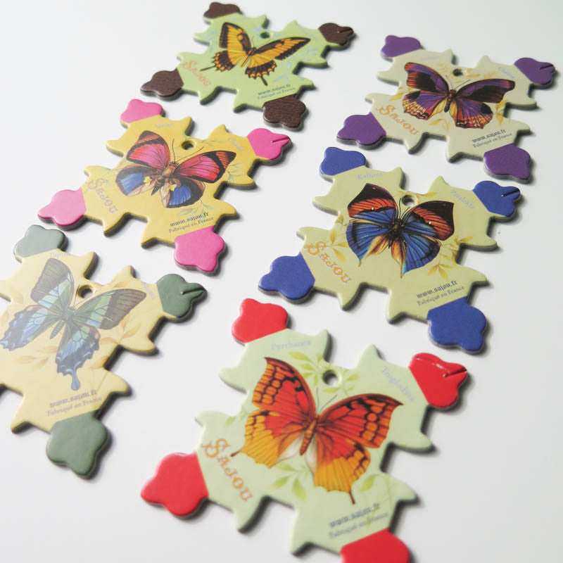 Maison Sajou Floss Bobbins - Butterflies Floss Organizer - Snuggly Monkey