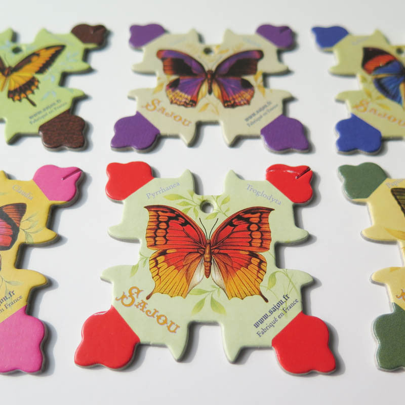 Maison Sajou Floss Bobbins - Butterflies Floss Organizer - Snuggly Monkey