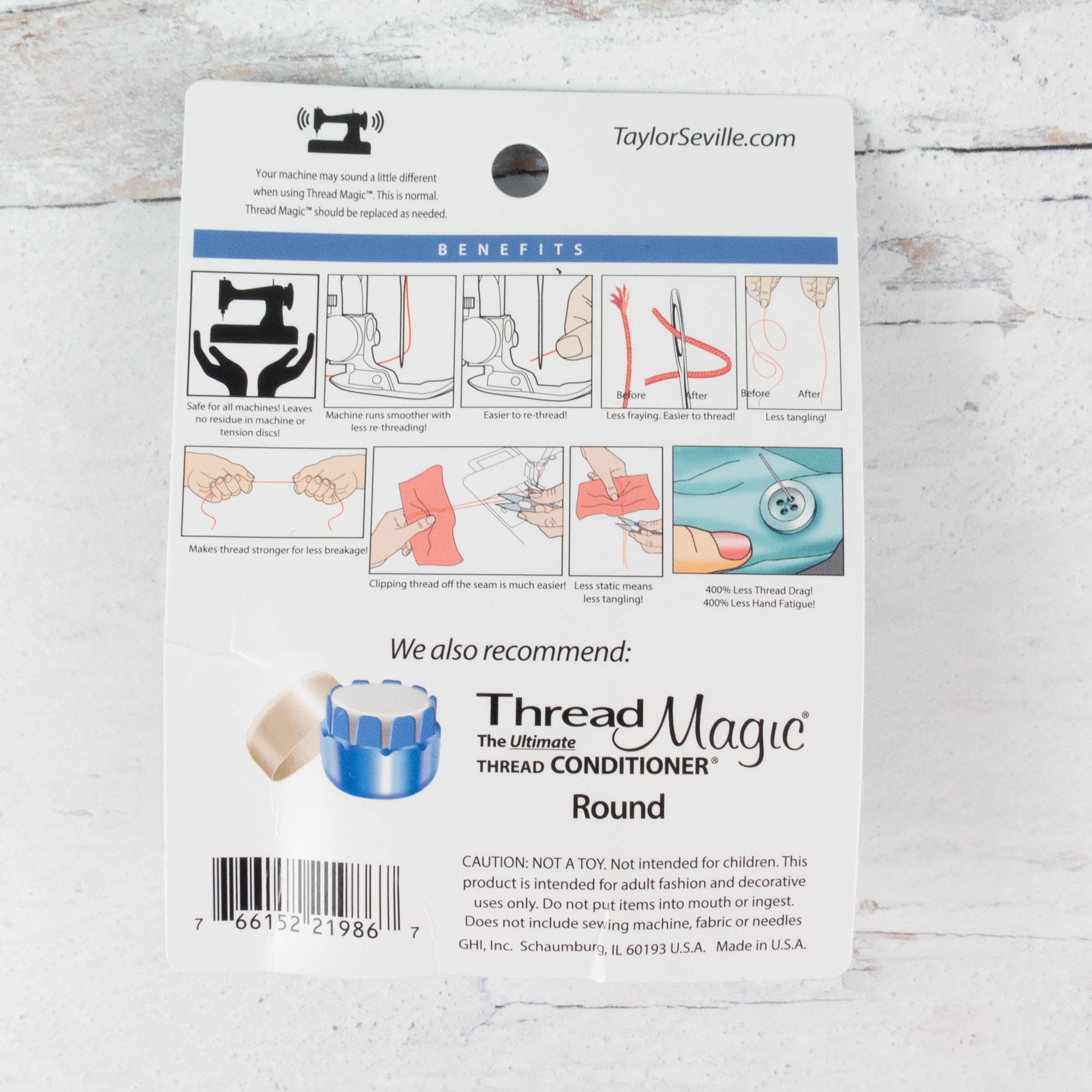 Thread Magic Thread Conditioner Cube with Thread Cutter – Snuggly Monkey