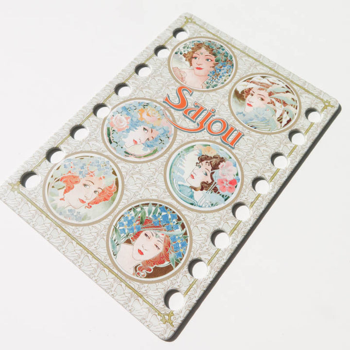 Art Nouveau Thread Organizer Floss Organizer - Snuggly Monkey