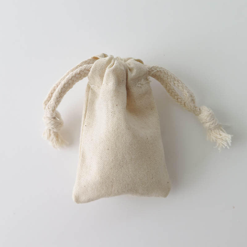 Extra Small Blank Muslin Pouches – Snuggly Monkey - Main Image
