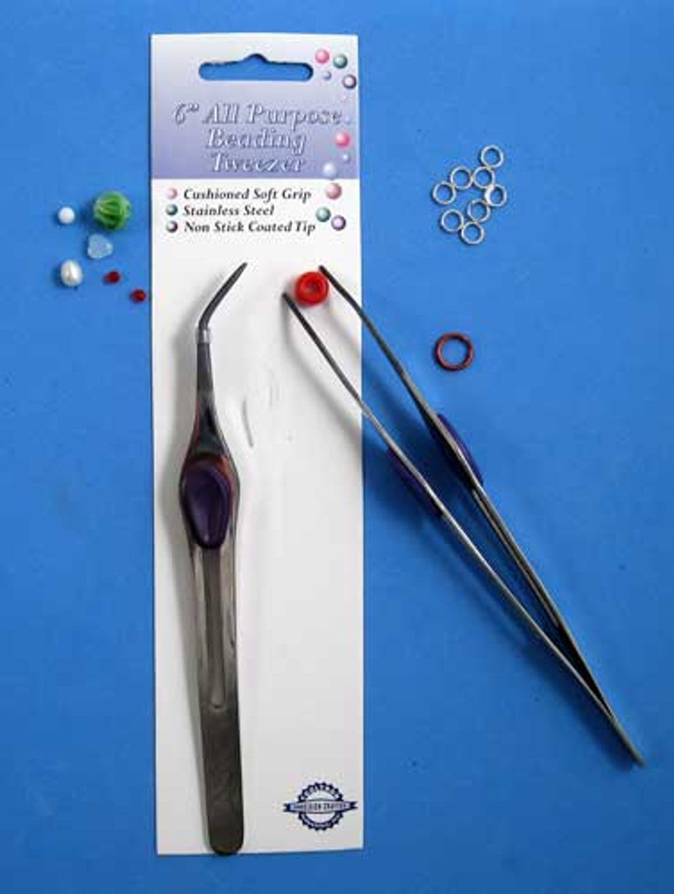 Cushioned All Purpose Beading Tweezer