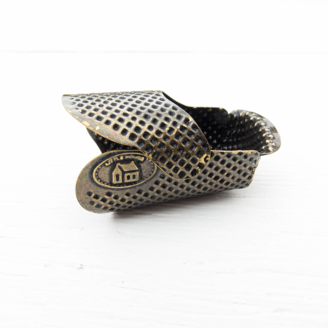 Bronze Adjustable Knuckle Sashiko Thimble – Snuggly Monkey