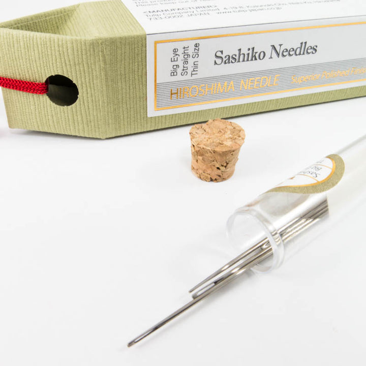 Tulip Hiroshima Sashiko Needles - Large Eye Thin Size Needles - Snuggly Monkey