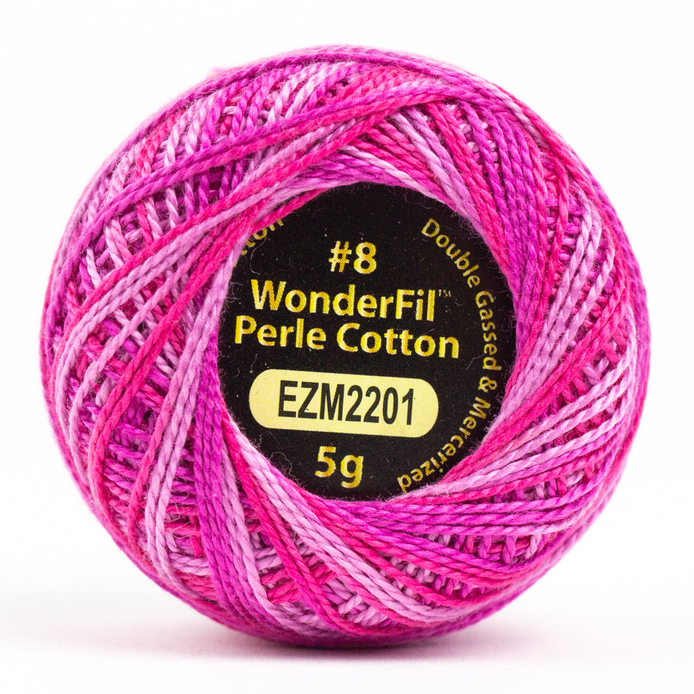 Alison Glass Variegated Wonderfil Perle Cotton - Tyrian (2201)
