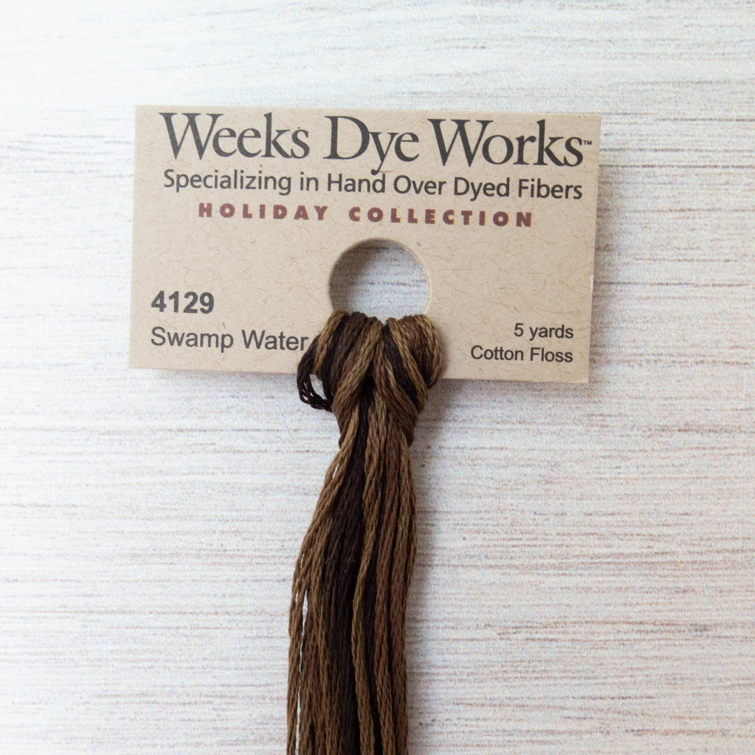 Weeks Dye Works Hand Over Dyed Embroidery Floss - Swamp Water (4129)