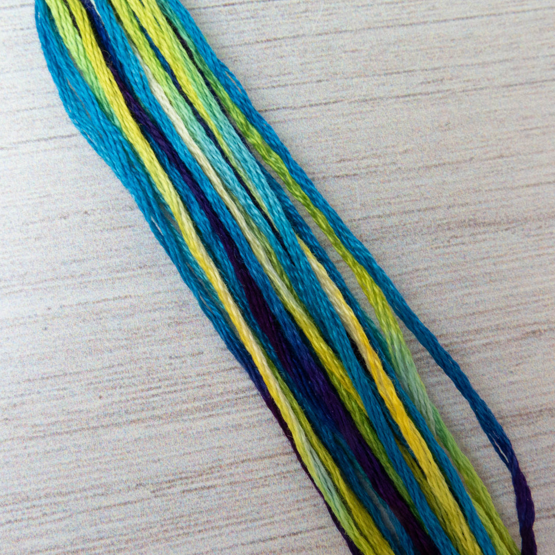 Weeks Dye Works Hand Over Dyed Embroidery Floss - Mermaid (4127)