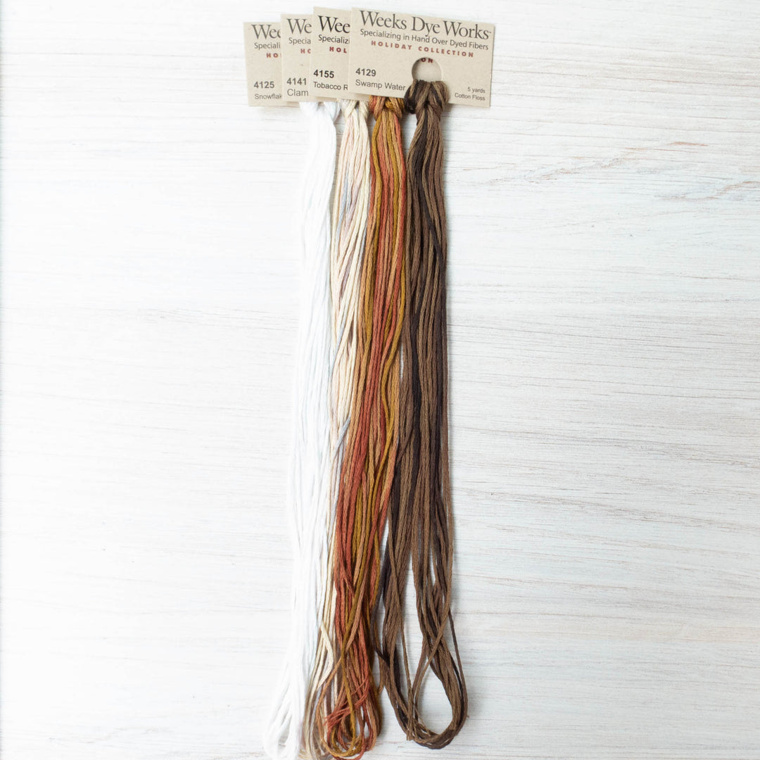 Weeks Dye Works Embroidery Floss Neutrals Collection (4 skeins)