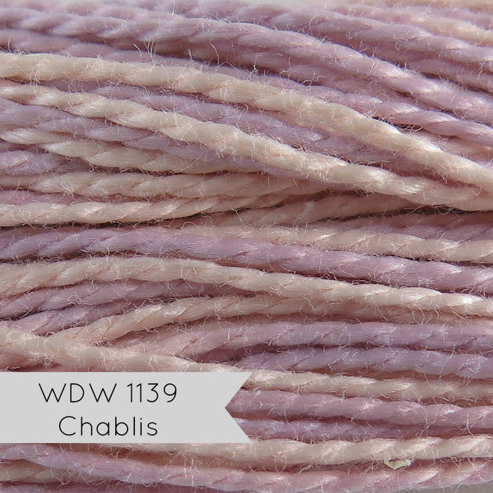Weeks Dye Works Hand Over-Dyed Pearl Cotton - Size 5 Chablis Perle Cotton - Snuggly Monkey