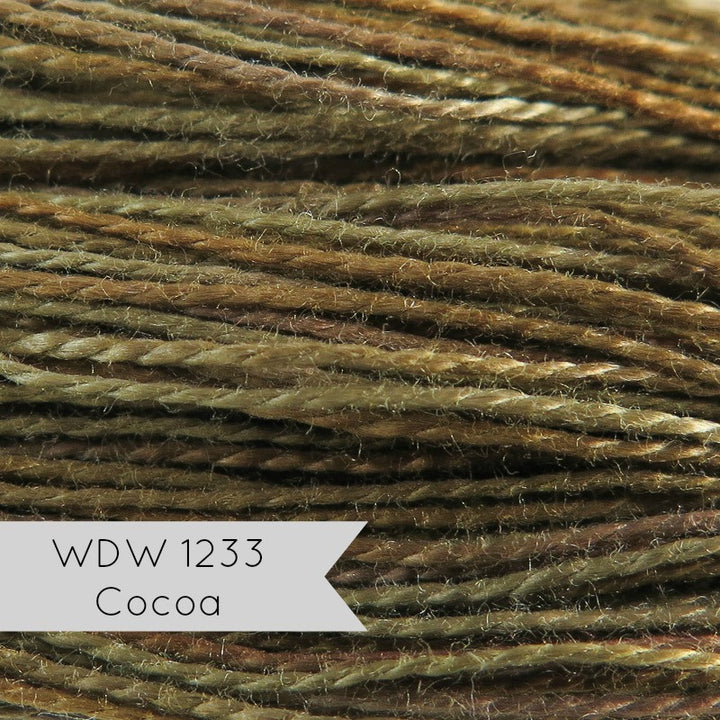 Pearl Cotton Thread - Weeks Dye Works Hand Cocoa (Size 8) Perle Cotton - Snuggly Monkey