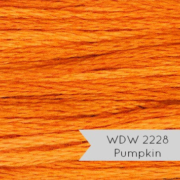 Weeks Dye Works Hand Over Dyed Embroidery Floss - Pumpkin (2228) Floss - Snuggly Monkey