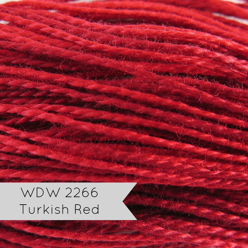 Turkish Red Weeks Dye Works Hand Over-Dyed Perle Cotton - Size 5 Perle Cotton - Snuggly Monkey