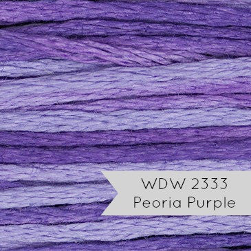 Weeks Dye Works Hand Over Dyed Embroidery Floss - Peoria Purple (2333) Floss - Snuggly Monkey