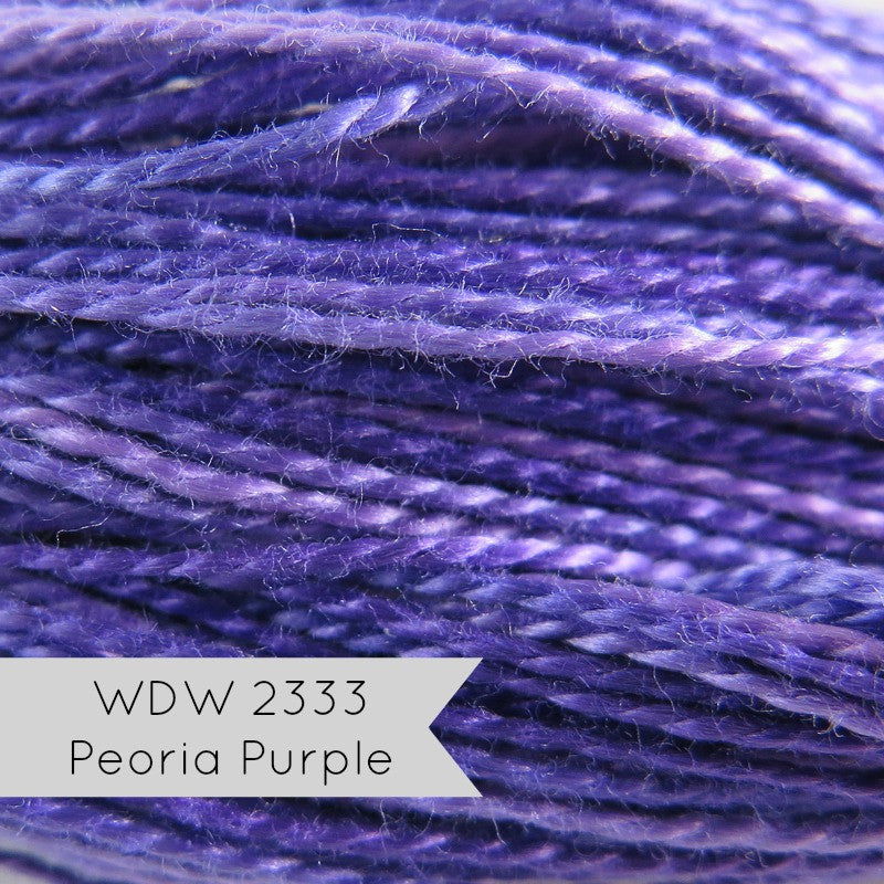 Peoria Purple Weeks Dye Works Perle Cotton - Size 8 Perle Cotton - Snuggly Monkey