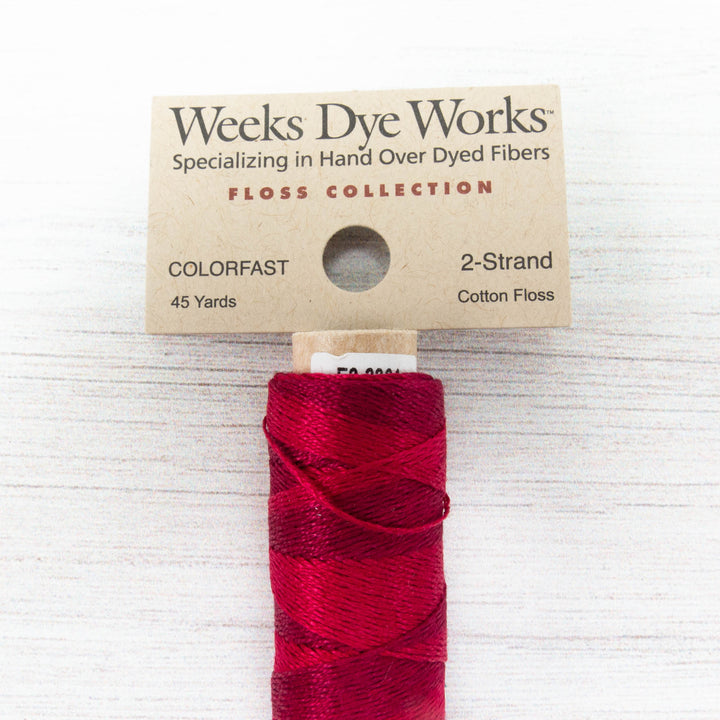 Weeks Dye Works 2 Strand Floss - Garnet (2264)