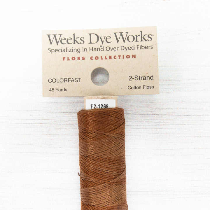 Weeks Dye Works 2 Strand Floss - Chestnut (1269)