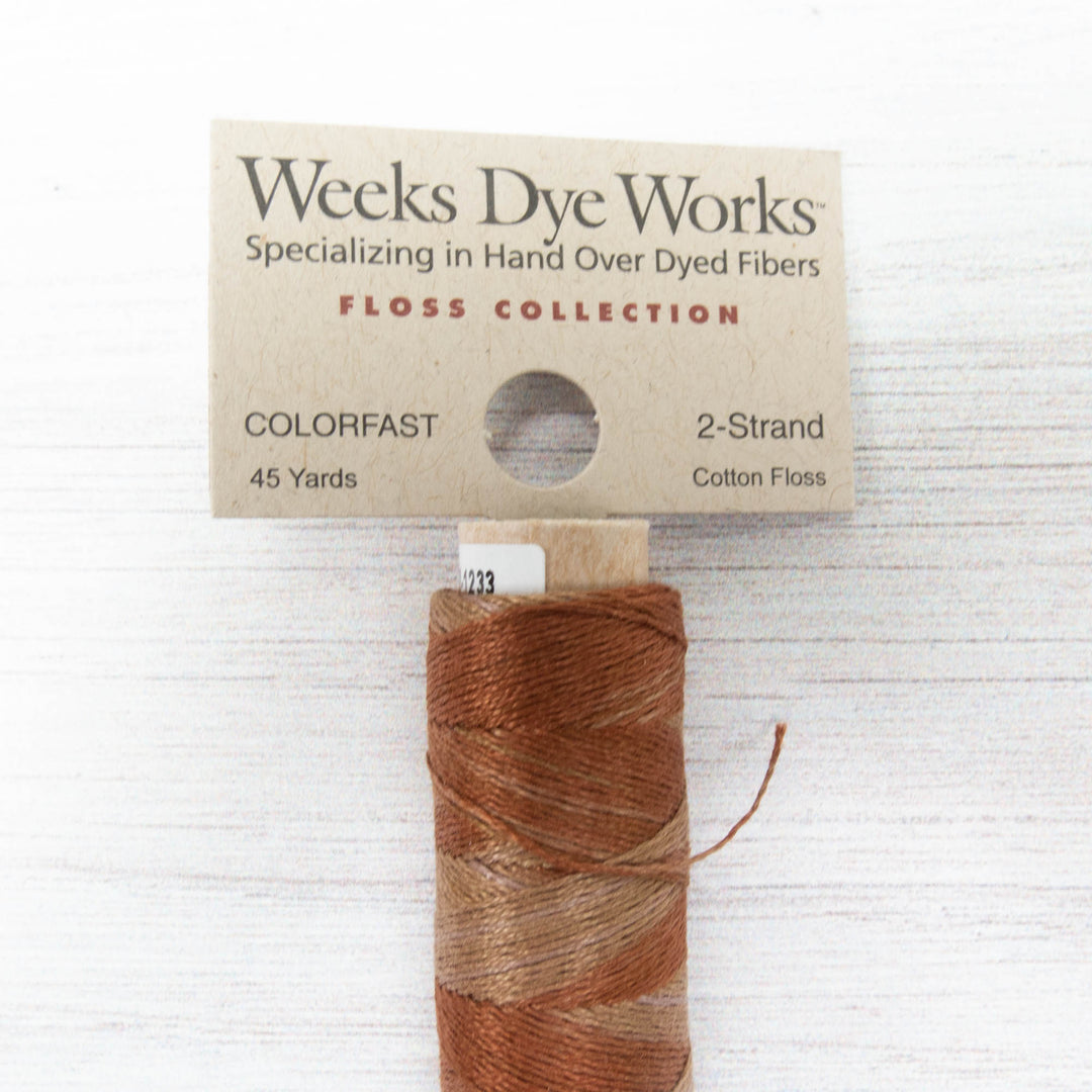 Weeks Dye Works 2 Strand Floss - Cocoa (1233)