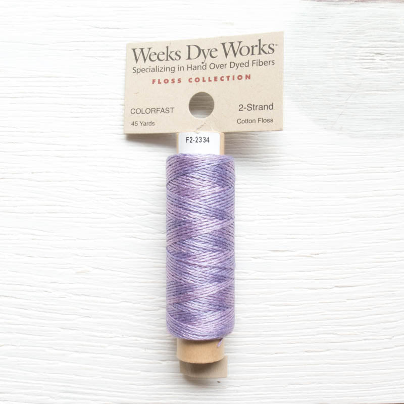 Weeks Dye Works 2 Strand Floss - Lilac Floss - Snuggly Monkey