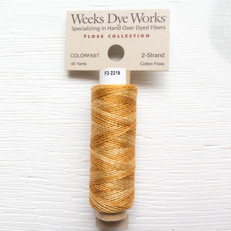 Weeks Dye Works 2 Strand Floss - Whiskey Floss - Snuggly Monkey