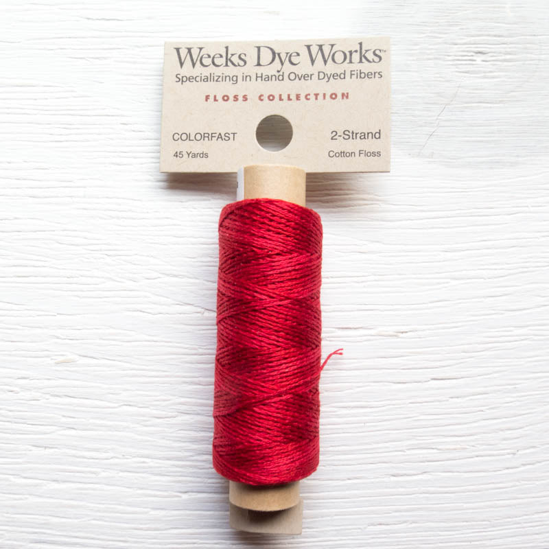 Weeks Dye Works 2 Strand Floss - Louisiana Hot Sauce Floss - Snuggly Monkey