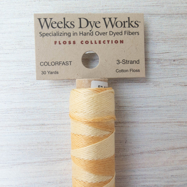 Weeks Dye Works 3 Strand Floss - Honeysuckle