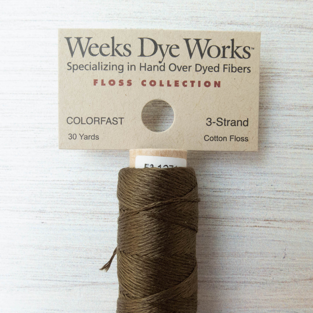 Weeks Dye Works 3 Strand Floss - Bark