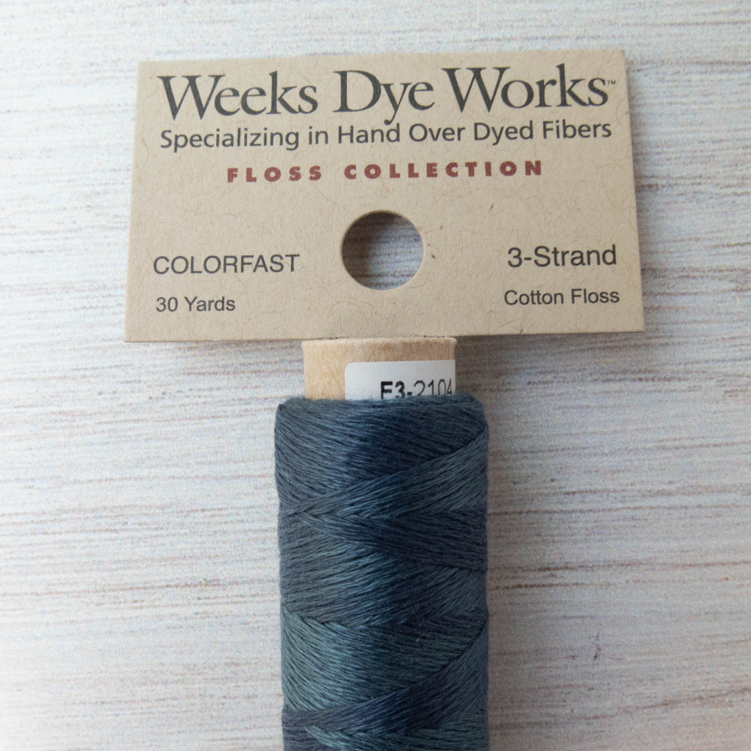 Weeks Dye Works 3 Strand Floss - Deep Sea