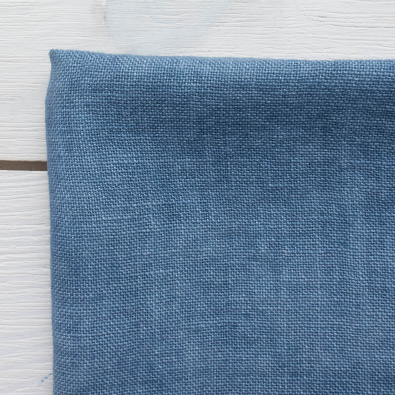 Weeks Dye Works Hand Dyed Linen - Denim 32 ct Fabric - Snuggly Monkey