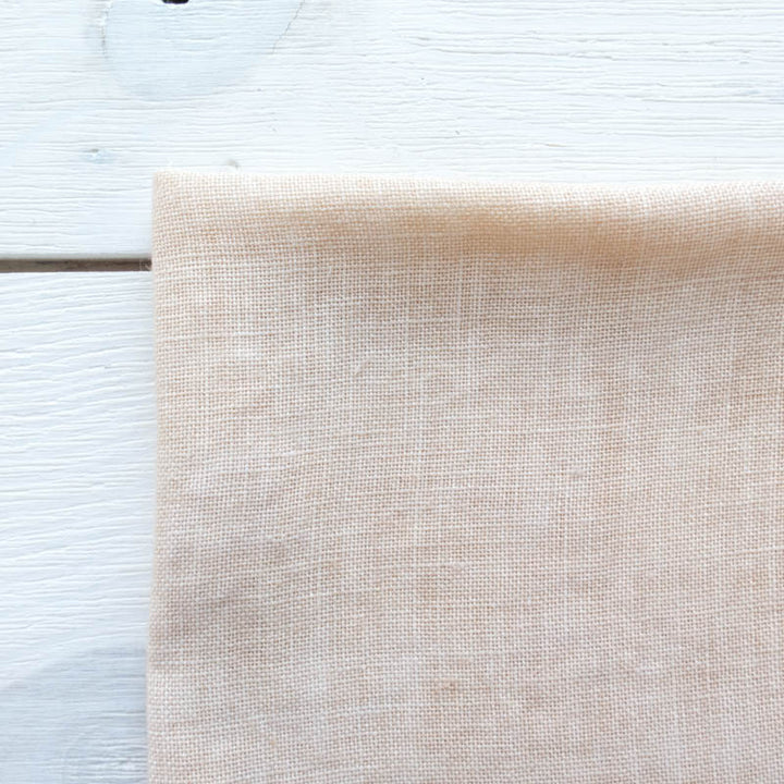 Weeks Dye Works Hand Dyed Linen -32 ct Cross Stitch Fabric Parchment Fabric - Snuggly Monkey